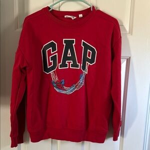 GAP Red Graphic Sweatshirt